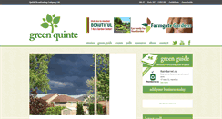 Desktop Screenshot of greenquinte.com