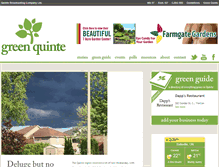 Tablet Screenshot of greenquinte.com